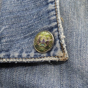 Trippy Sacred Geometry Mandala Pin