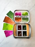 Adventurist Handmade Artist Watercolor Paint set Half Pan or Full Pan with Tin
