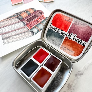 Matte Watercolor Paint Set: Handmade Artist Grade - Home Sweet Home