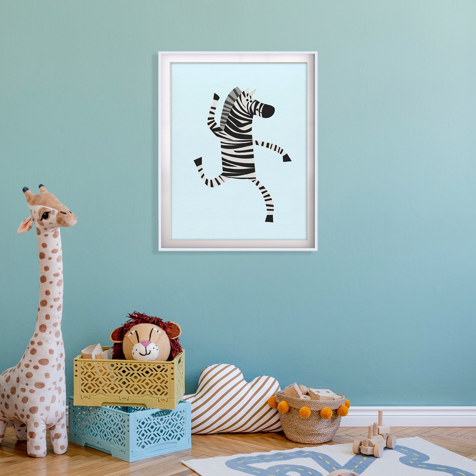 Zebra Nursery Decor Animal Nursery Prints Boys Room Decor Etsy