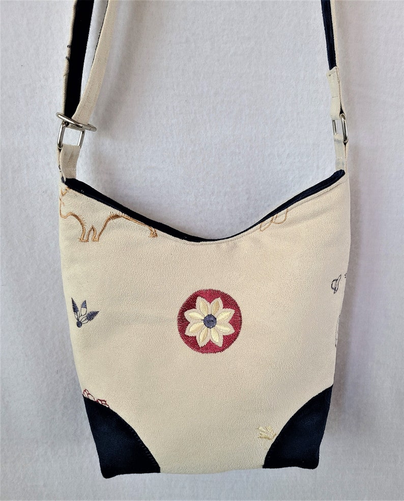 cowboy crossbody faux suede star multiple pockets Purse