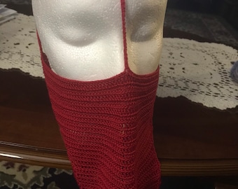 Crocheted face veil