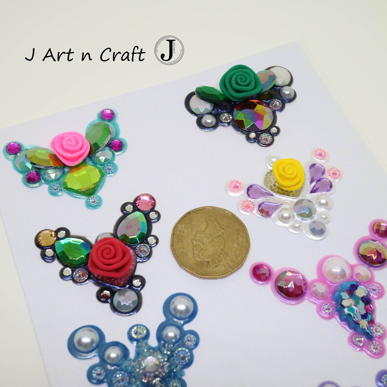 10pcs Handmade Face Painting Blings