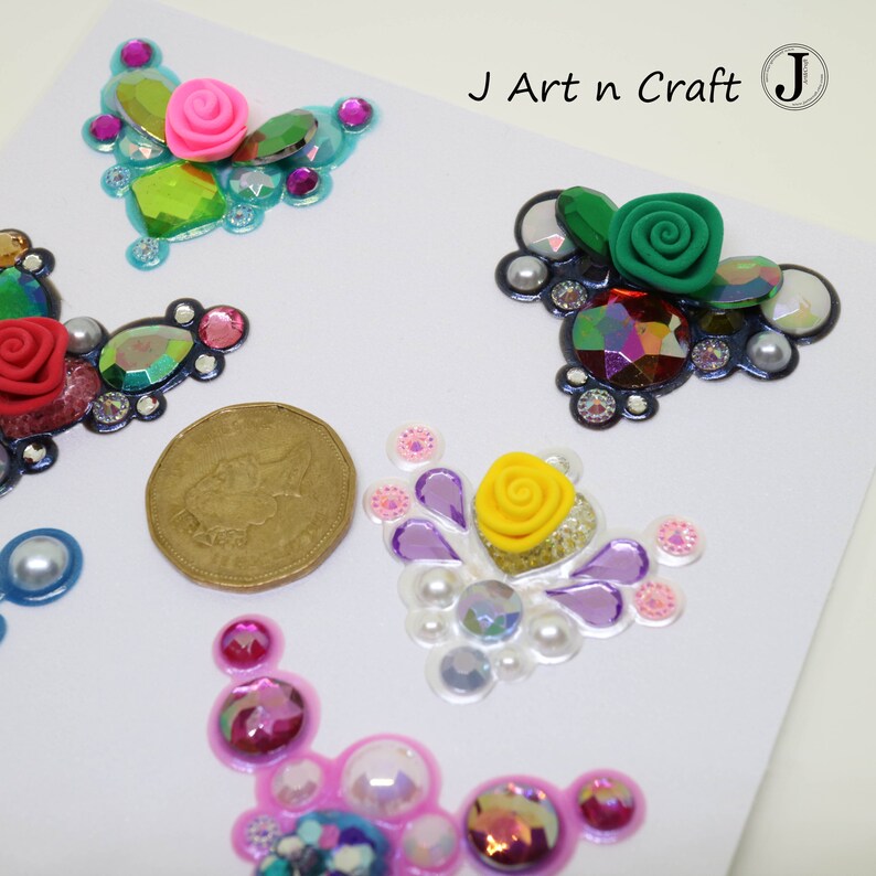 10pcs Handmade Face Painting Blings
