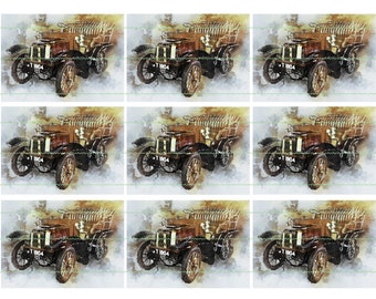 Classic Cars Reflections Decoupage A4 Die Cut 3DSheet 051-792 