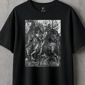 騎士と死神と悪魔 - アルブレヒト・デューラー - ユニセックスTシャツ