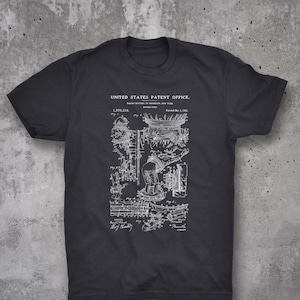 Harry Houdini 1921 Dive Suit Patent - Unisex Tee