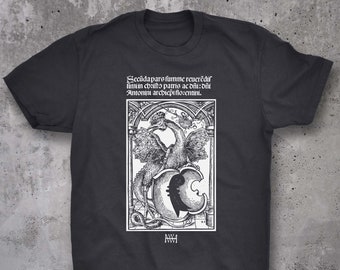 A Basilisk Supporting Arms of the City of Basel | Woodcut and Letterpress | 1511 - Unisex Tee