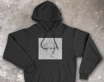 Psycho-magnetic curves | Edwin Babbitt -1878 - Unisex Hoodie