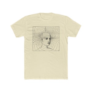 Psycho-magnetic curves Edwin Babbitt 1878 Unisex Tee Solid Natural