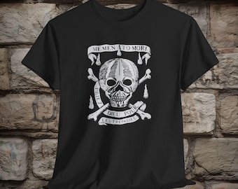 Memento Mori Vintage Wood Engraving - Pierre-Fiacre Perdoux 1780  - Unisex T-shirt