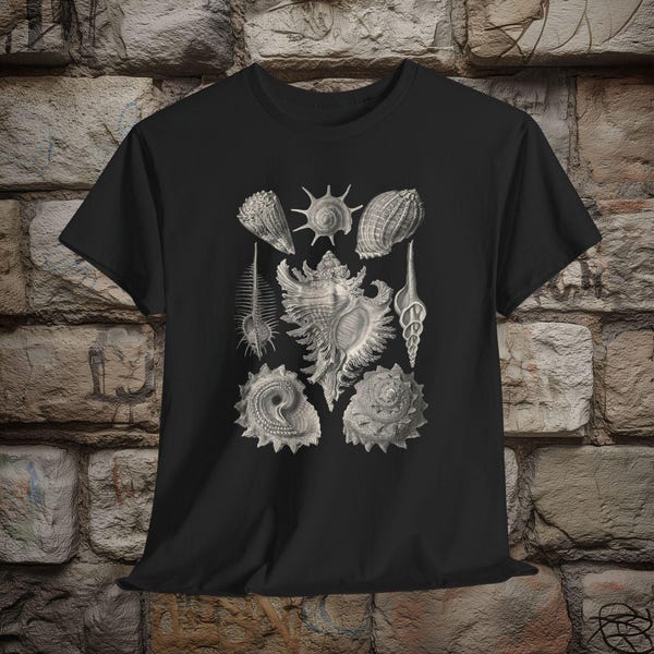 Ernst Haeckel - Prosobranchia - Seashells - Natural Science Illustration - Unisex Tee