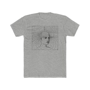 Psycho-magnetic curves Edwin Babbitt 1878 Unisex Tee Heather Grey