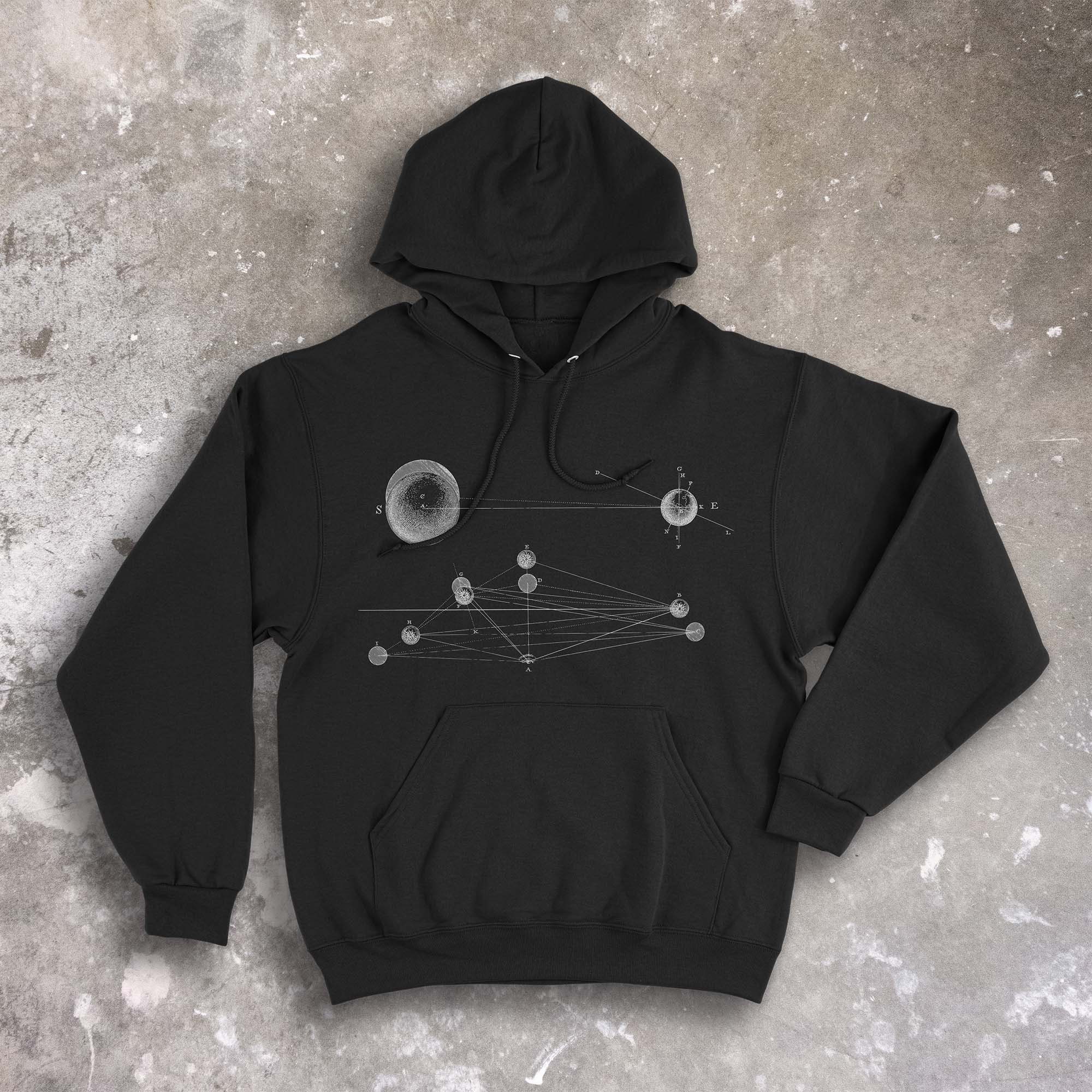 As Above so Below Zip up Occult Hoodie, Esoteric Plus Size Sacred Geometry  Alchemy Goth Sweatshirt 