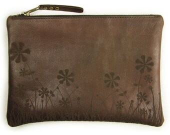 Italian Leather clutch - Suma