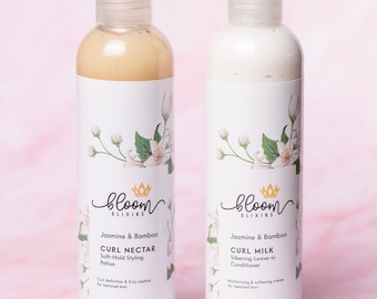 Jasmine & Bamboo Curl Milk and Curl Nectar Styling Set