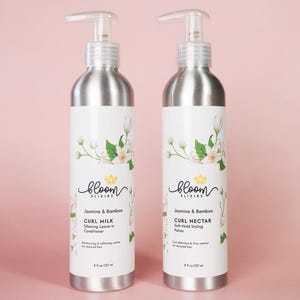 Jasmine & Bamboo Curl Milk and Curl Nectar Styling Set