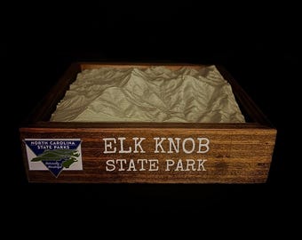 Elk Knob State Park - 3D Printed Topographical Landscape model
