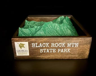 Black Rock Mountain State Park - 3D Printed Topographical Landscape model