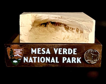 Mesa Verde National Park - 3D Printed Topographical Landscape model