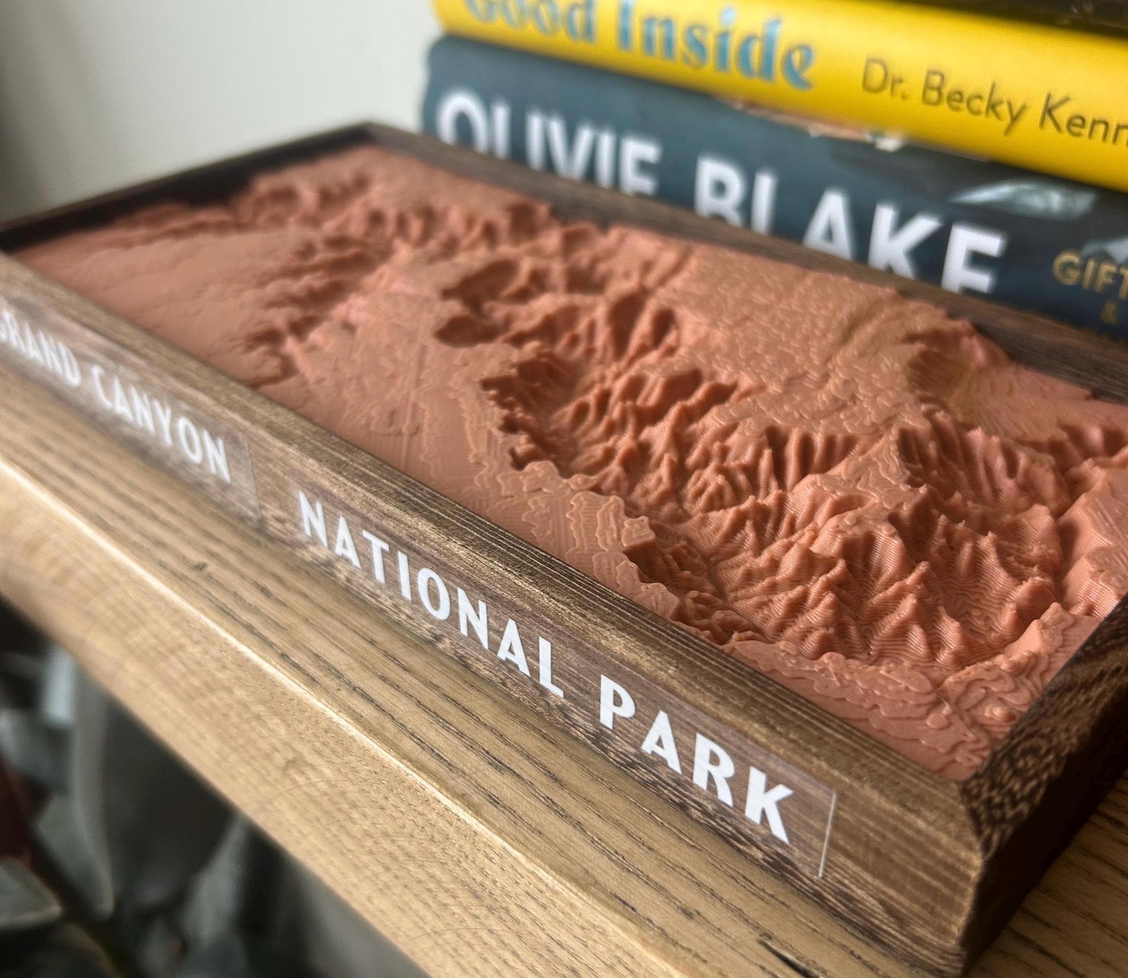 Mini Topographic Mini Grand Canyon National Park Topographic Model - 3D Printed! [3in X ...