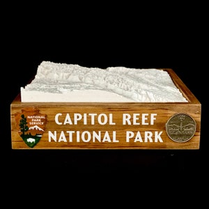 Capitol Reef National Park - 3D Printed Topographical Landscape model
