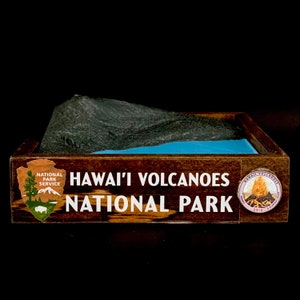 Hawaii Volcanoes National Park - 3D Printed Topographical Landscape model