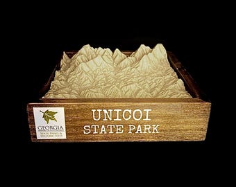 Unicoi State Park - 3D Printed Topographical Landscape model