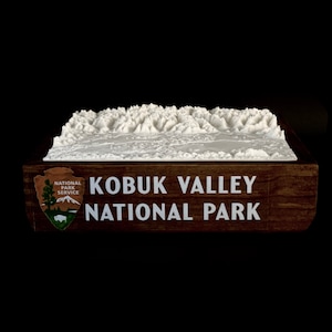 Kobuk Valley National Park - 3D Printed Topographical Landscape model