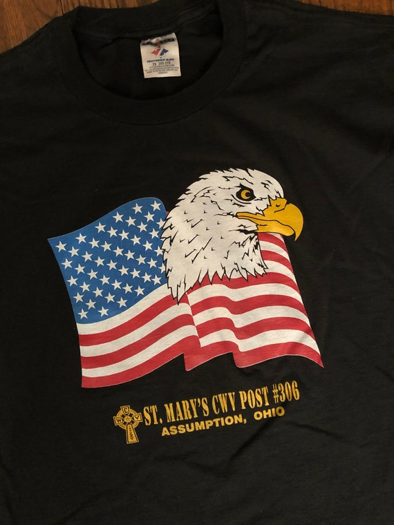 Vintage American Eagle Ohio Shirt Bald 