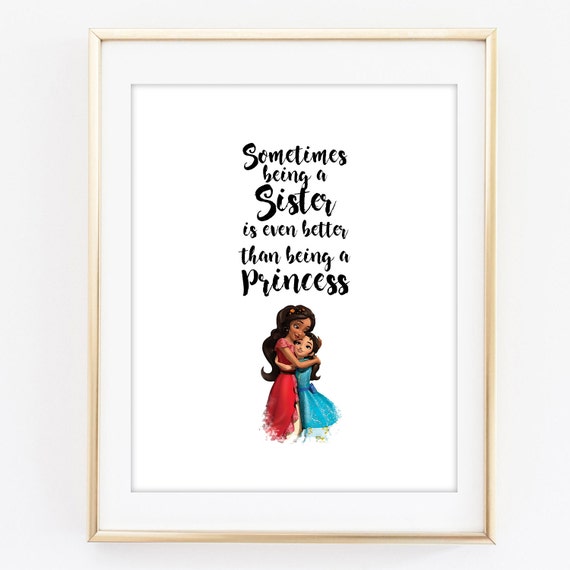 Elena Avalor Disney Prinzessin Schwestern Druckbare Zitate Etsy