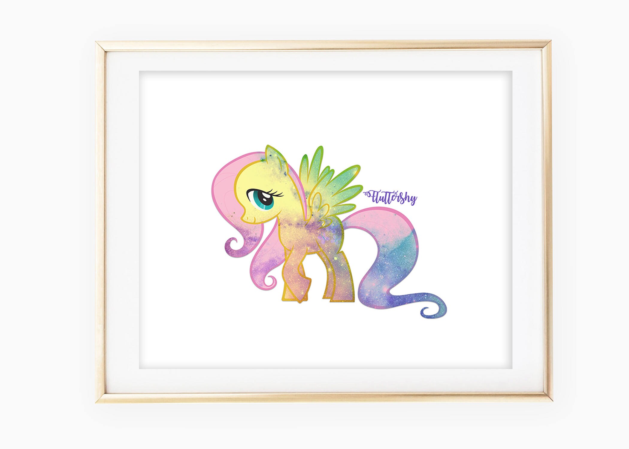 my little pony fluttershy printable little girls room decor etsy hong kong