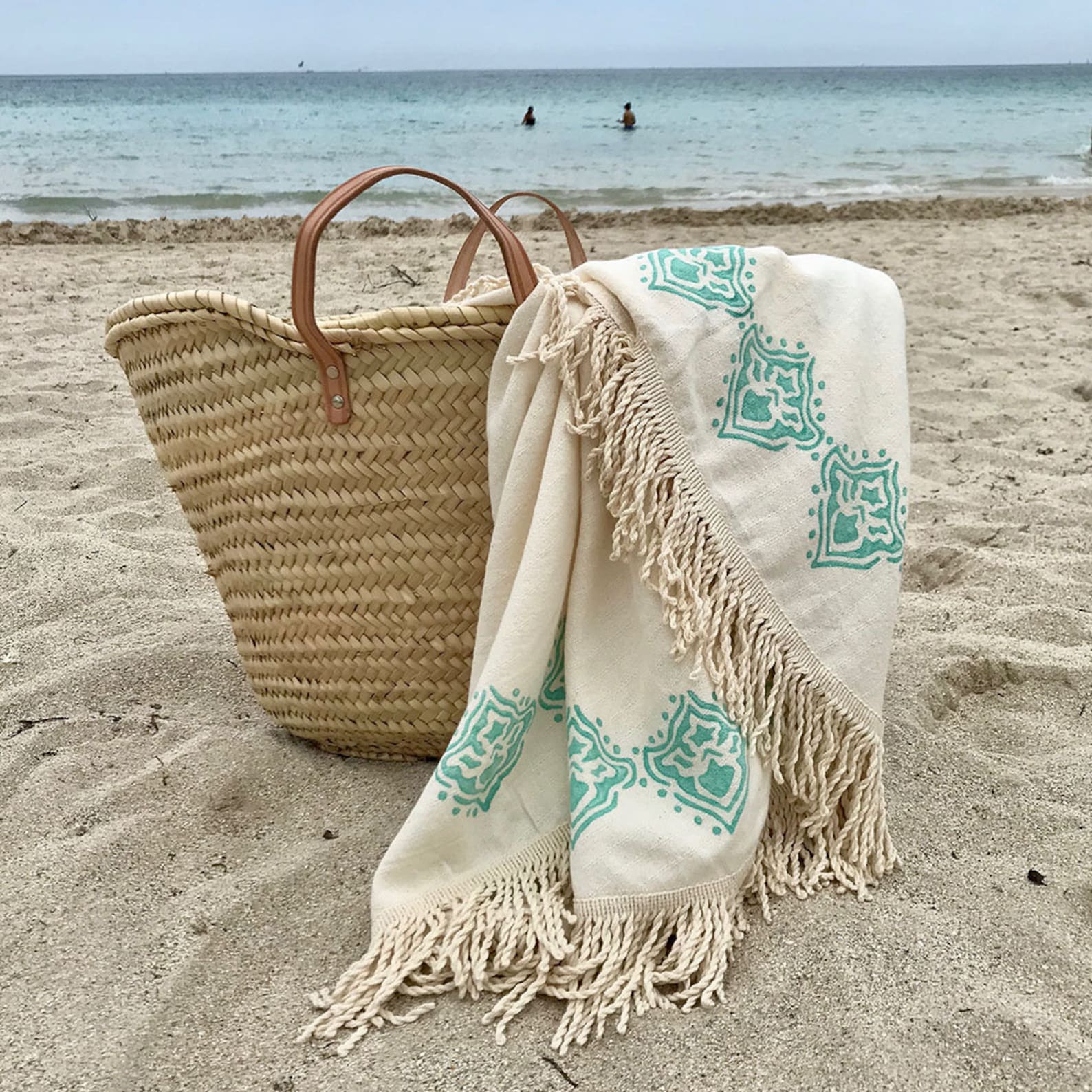 Black Round Turkish Beach Blanket Turkish Cotton Beach Etsy