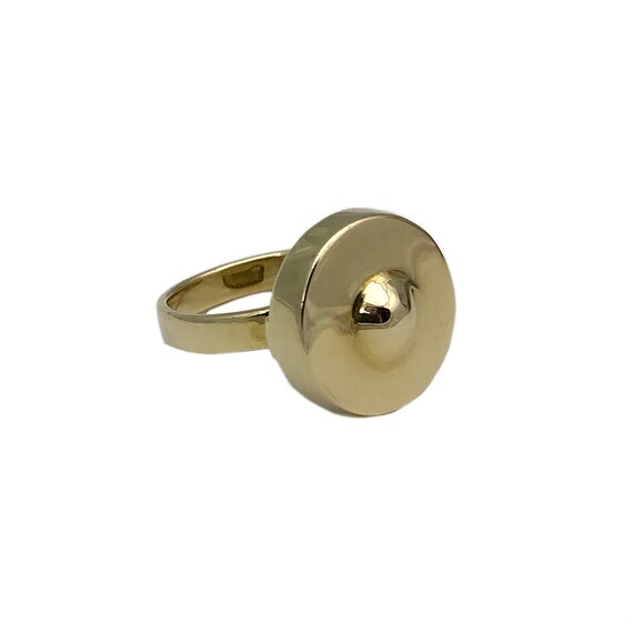 Fair Trade Recycled Gong Bomb Ring, Fair Trade Circle Bomb Shell Ring,  Recycled Cambodia Statement Brass Ring, Cambodia Ring -  Canada