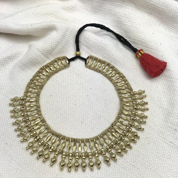 Gold India Collar Choker Necklace Fair 