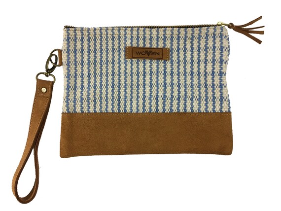 tan woven bag