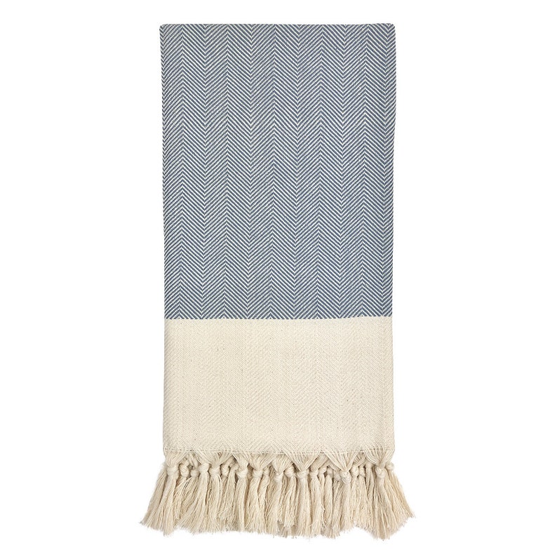 Herringbone Fair Trade Turkish Towels Beige Chevron Bath Etsy