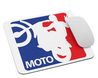 Moto Wheelies Mouse pad