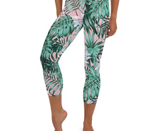 Palm leaf leggings Clearance