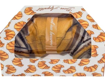 Butter Croissant Socken Box - Rainbow Socks®