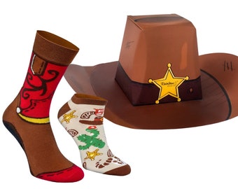 Cowboy Hut Socken Box - Rainbow Socks®