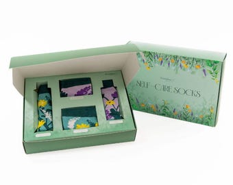 Selbstpflege-Sockenbox für Damen - Rainbow Socks®