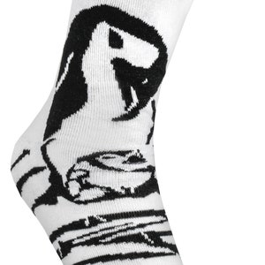 Black&White Animals Socks Box Animal Patterned Socks: Penguin, Orca. Elegant and Ready to Hand Gift. High Quality Socks Made in Europe image 2