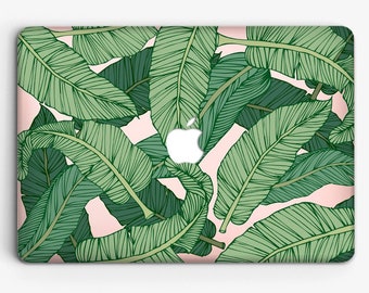 Palm Leaves Macbook Pro 13 2019 Case Macbook Air Case Macbook Pro Macbook Air 11 Case Macbook Pro 15 Case Macbook Hard Case Pink Case AC2052