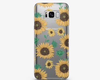 Sunflowers Samsung Galaxy S21 Plus Case S21 Ultra Case Samsung Note 20 Ultra Case Samsung Note 20 Clear Case Samsung 20 FE 5G Case AC5006