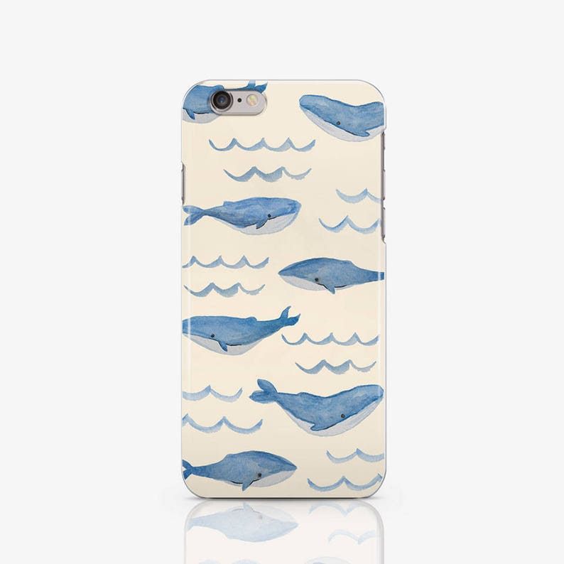 Whale Case Blue Whale Case Iphone SE Iphone 6s Phone Case 6s | Etsy