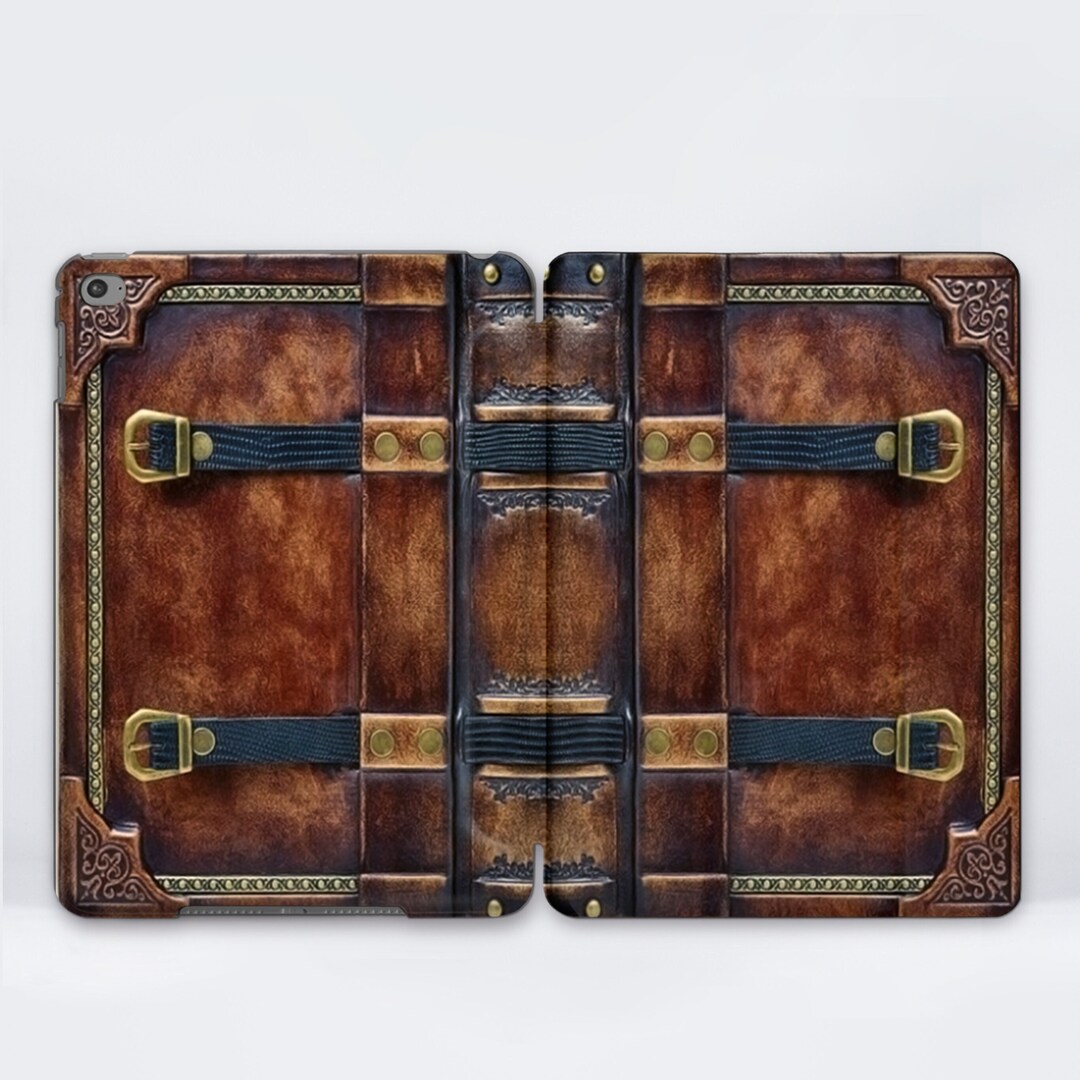 Vintage Book iPad Case Aesthetic iPad Pro 11 12.9 2018 Plastic iPad Mini 6 Printed Design Retro
