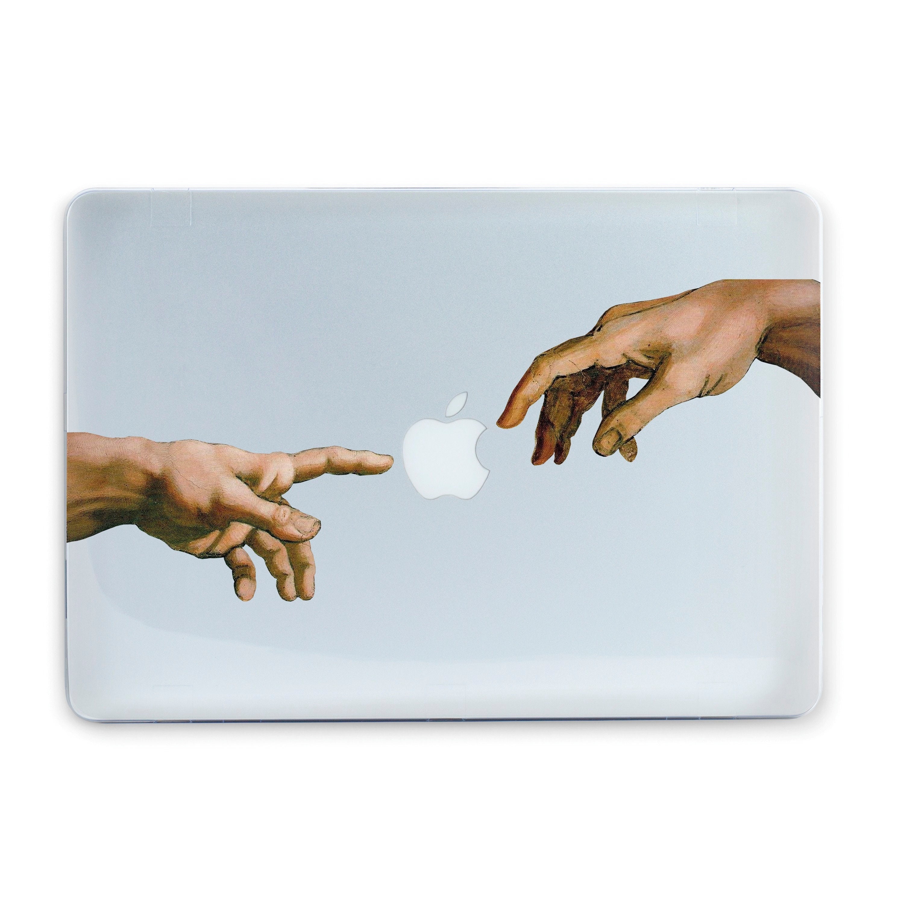  Wall4Stickers Michelangelo Creation of Adam Italian Hands mac  Sticker Apple MacBook Laptop Decal Art Vinyl Art : Electronics
