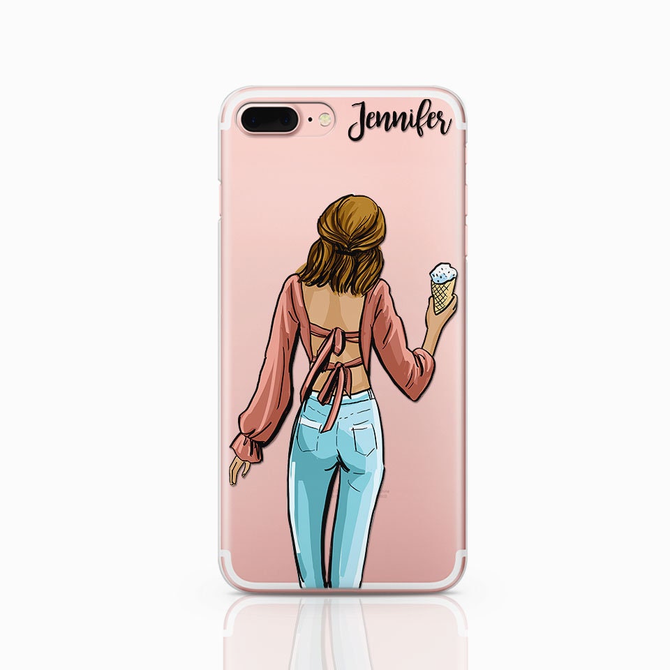 Own Name Iphone X Case Google Pixel 2 Case Iphone 8 Plus Girl Etsy