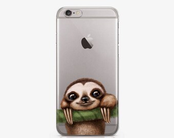 Sloth iPhone X Case Google Pixel 2 Case Samsung Galaxy S7 Case Galaxy S9 Case Samsung Galaxy S8 Case iPhone 8 Case iPhone 7 Plus Case AC1068